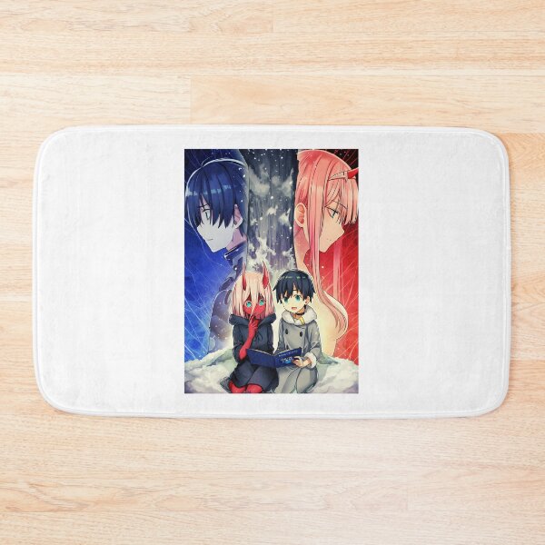 Item preview, Romantic Anime Couple Inspired Design Featuring Zero Two and Hiro from Darling in the Franxx designed and sold by Korkonne.