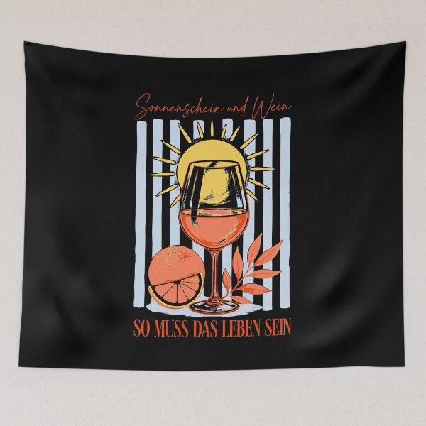 Item preview, Wine Sunshine And My Wine designed and sold by LuminOrb.