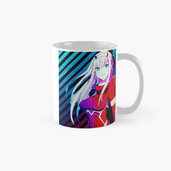 Artikelvorschau, Zero Two inspirierte Anime-Charakterillustration aus Darling in the Franxx entworfen und verkauft von Korkonne.