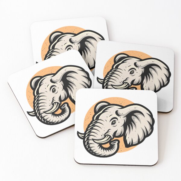 Item preview, Sticker - Decal - Bold Elephant Spirit designed and sold by ForeverPrintsOK.