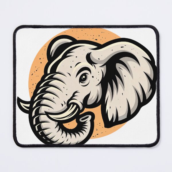 Item preview, Sticker - Decal - Bold Elephant Spirit designed and sold by ForeverPrintsOK.