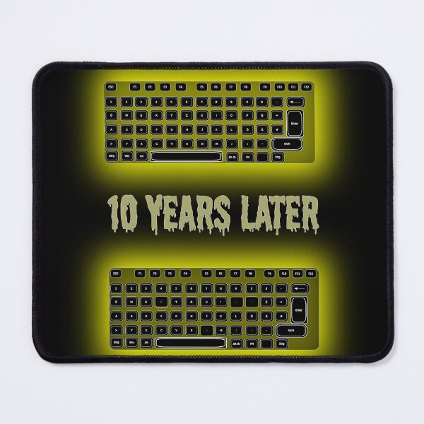 Item preview, Copy of 10 Years Later Keyboard – Funny Gamer & Mechanical Keyboard Pun designed and sold by FlatstudioArt.