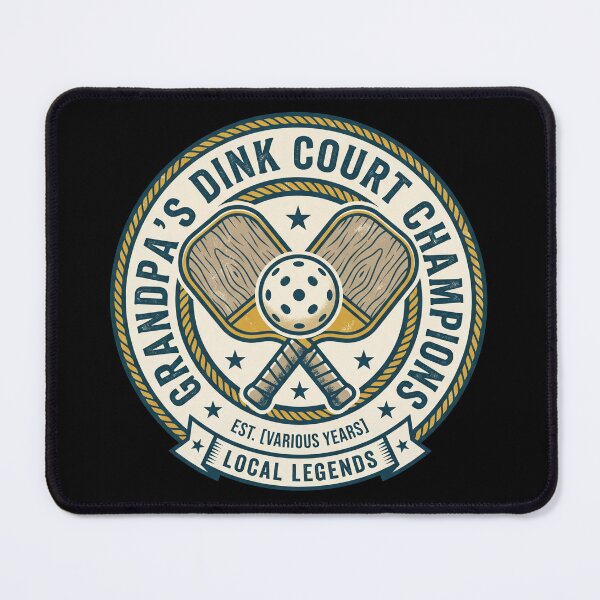 Item preview, Retro Pickleball Grandpa Athletic Club designed and sold by Oommen Studio .