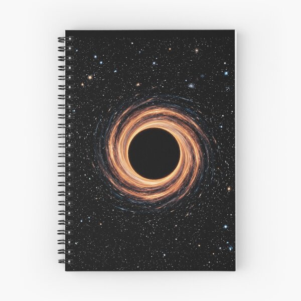 Item preview, Black Hole Event Horizon – Fiery Accretion Disk, Cosmic Space and Blue Relativistic Jet designed and sold by SOUFIANE1991.