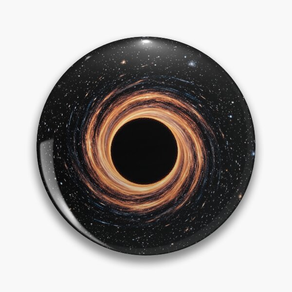 Item preview, Black Hole Event Horizon – Fiery Accretion Disk, Cosmic Space and Blue Relativistic Jet designed and sold by SOUFIANE1991.