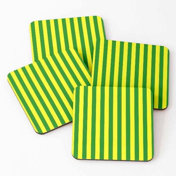Item preview, Green and Yellow Stripes designed and sold by Jeallan Designs.
