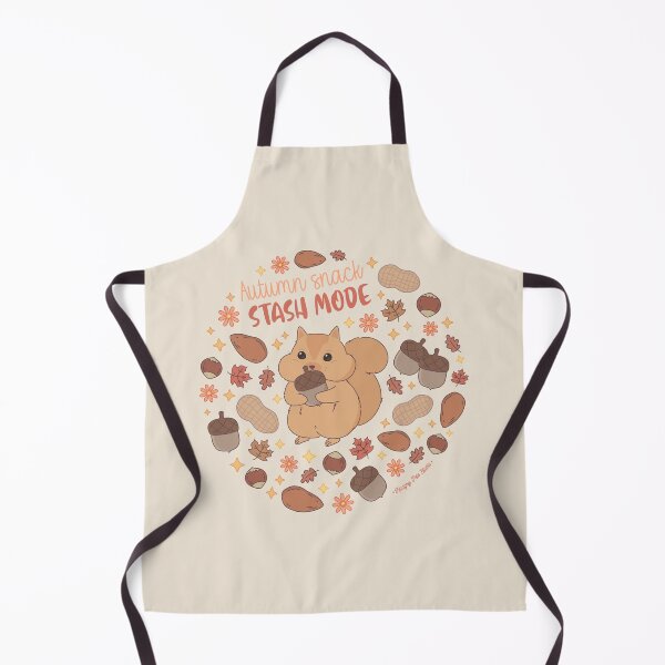 Item preview, Autumn snack stash Squirrel designed and sold by hungrypetsstudio.