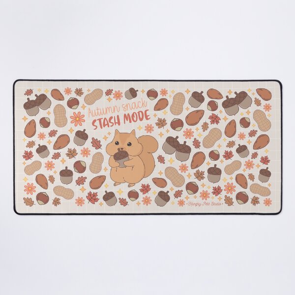 Item preview, Autumn snack stash Squirrel designed and sold by hungrypetsstudio.