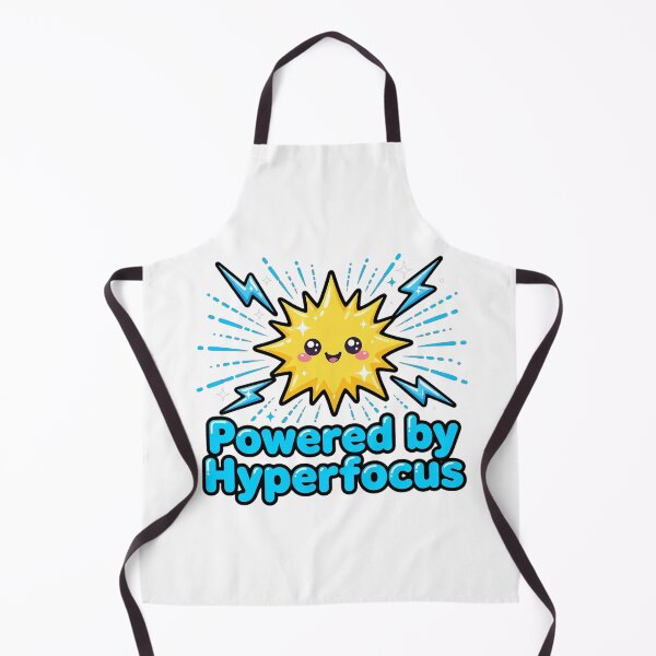 Item preview, Powered by Hyperfocus - Funny ADHD Sticker - Hyperfocus Energy designed and sold by Htkester1.