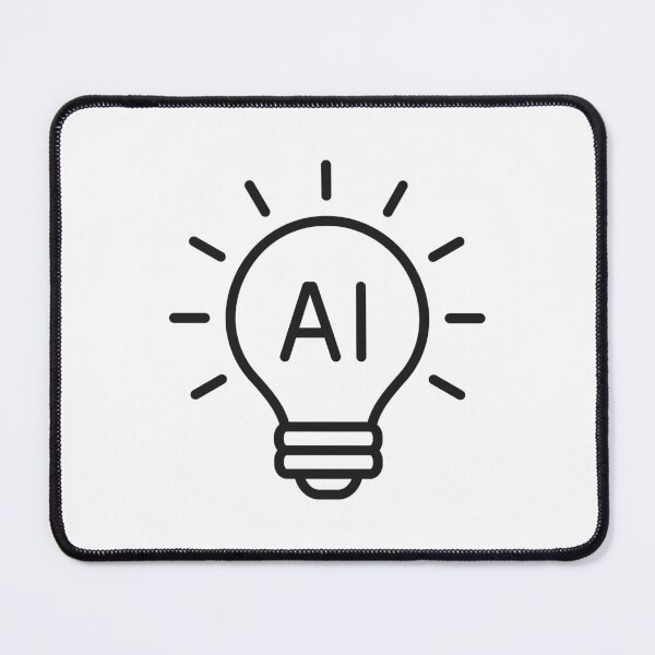 Item preview, AI Innovation Light Bulb Line Icon designed and sold by VectorForge Studio.
