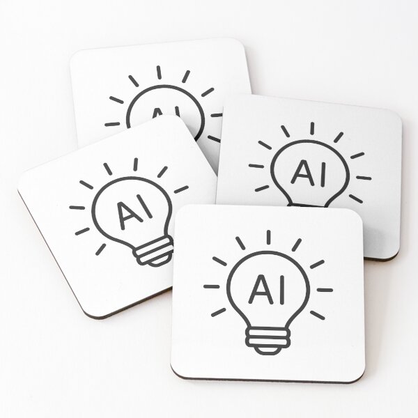 Item preview, AI Innovation Light Bulb Line Icon designed and sold by VectorForge Studio.