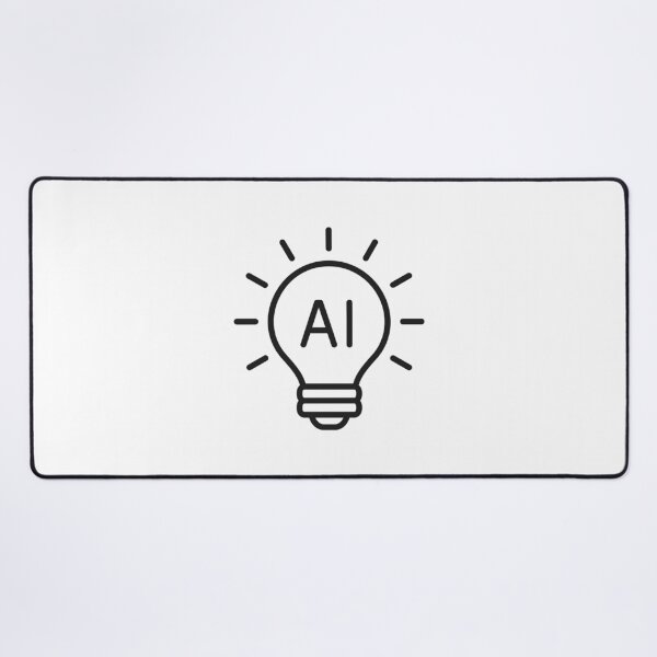 Item preview, AI Innovation Light Bulb Line Icon designed and sold by VectorForge Studio.