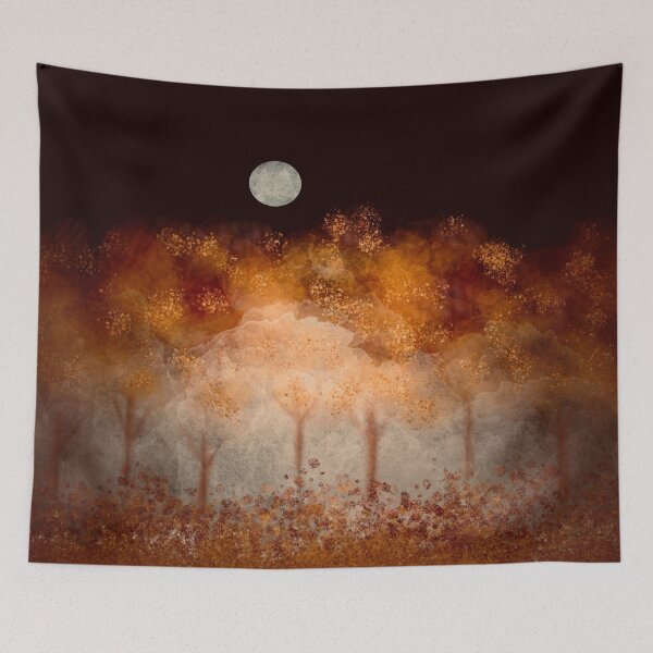 Item preview, Mystical Night in Forest designed and sold by Elaine M Hayward .