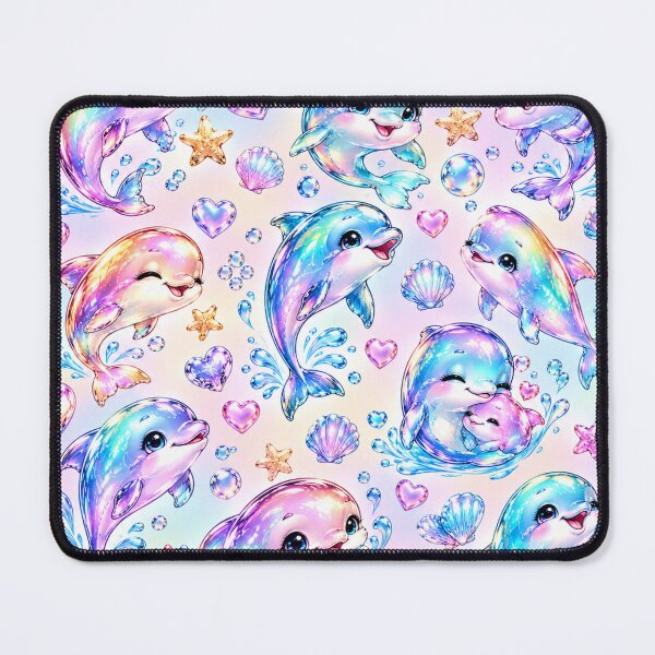 Item preview, Iridescent Metallic Dolphins designed and sold by Axokris.