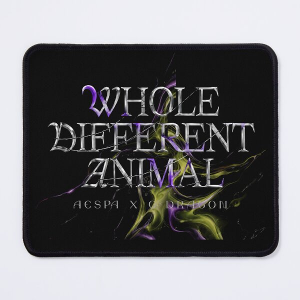 Item preview, Whole Different Animal Logo – Aespa Dark Fan Art Design designed and sold by Noova Studio.