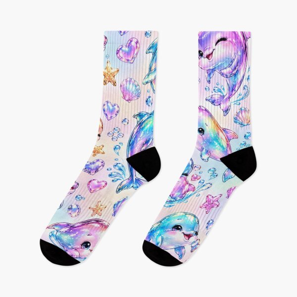 Item preview, Iridescent Metallic Dolphins designed and sold by Axokris.