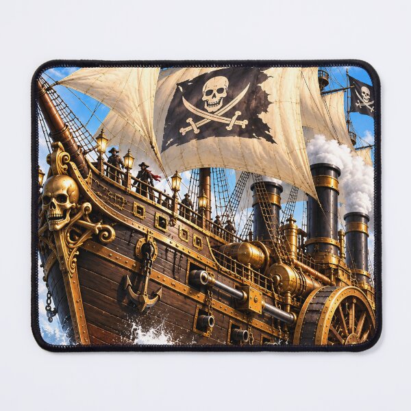 Item preview, Steampunk'd Pirate Ship designed and sold by Moviebuff91.