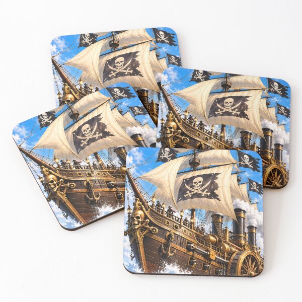 Item preview, Steampunk'd Pirate Ship designed and sold by Moviebuff91.