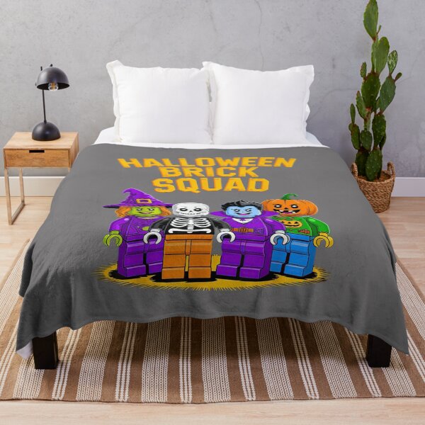 Item preview, Spooky Toy Block Squad Halloween Building Bricks Group Shirt designed and sold by howsamluca.