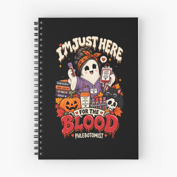 Item preview, I'm Just Here For The Blood Funny Halloween Phlebotomist designed and sold by Ridaelb.
