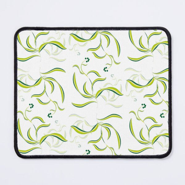 Item preview, Green Botanical Leaf Vine Seamless Pattern – Elegant Floral Nature Design designed and sold by skgraphictrafic.