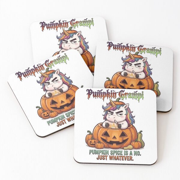 Item preview, Pumpkin Grampi Pumpkin Spice Is A No Funny Halloween Unicorn designed and sold by Sitred123.