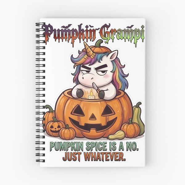 Item preview, Pumpkin Grampi Pumpkin Spice Is A No Funny Halloween Unicorn designed and sold by Sitred123.