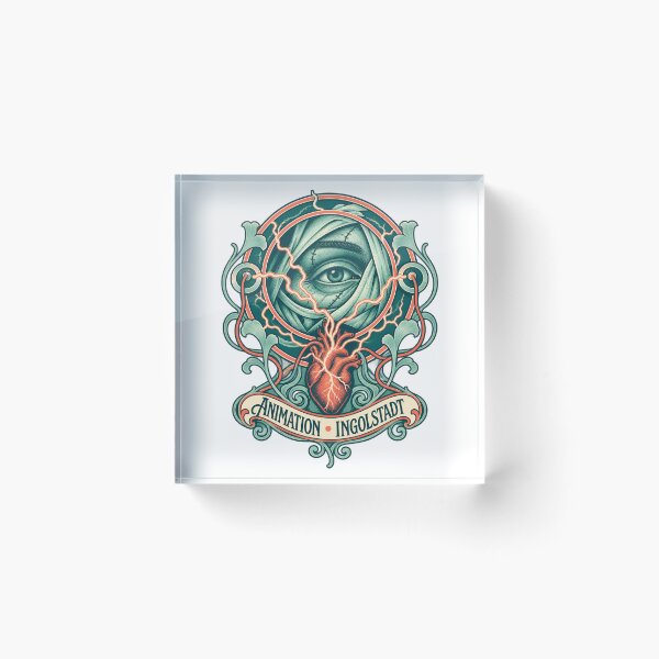Item preview, Frankenstein Animation Electric Eye Art Nouveau designed and sold by Fenay Designs.