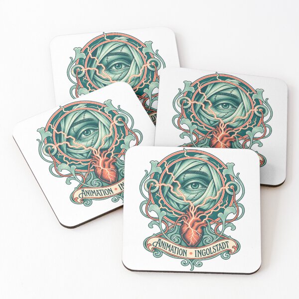 Item preview, Frankenstein Animation Electric Eye Art Nouveau designed and sold by Fenay Designs.