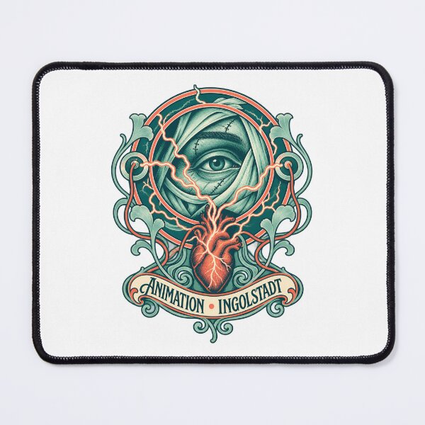 Item preview, Frankenstein Animation Electric Eye Art Nouveau designed and sold by Fenay Designs.