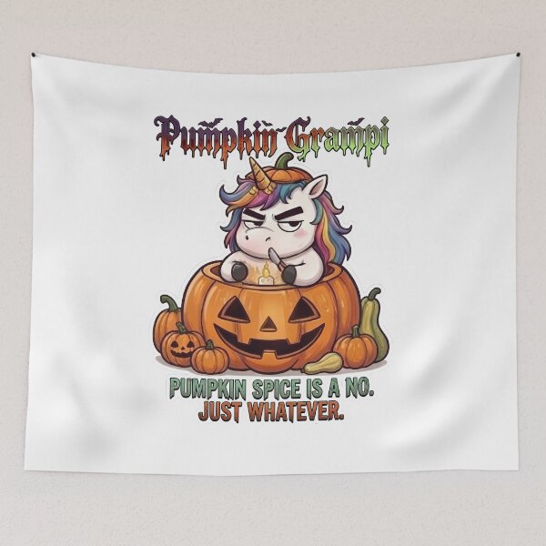 Item preview, Pumpkin Grampi Pumpkin Spice Is A No Funny Halloween Unicorn designed and sold by Sitred123.