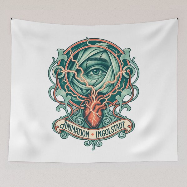 Item preview, Frankenstein Animation Electric Eye Art Nouveau designed and sold by Fenay Designs.