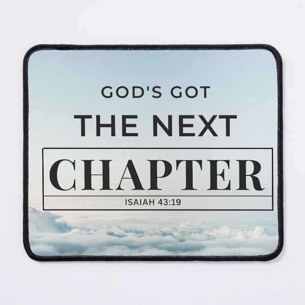 Item preview, God's Got the Next Chapter Christian Faith Hope Inspirational Design designed and sold by Faithstudio01.