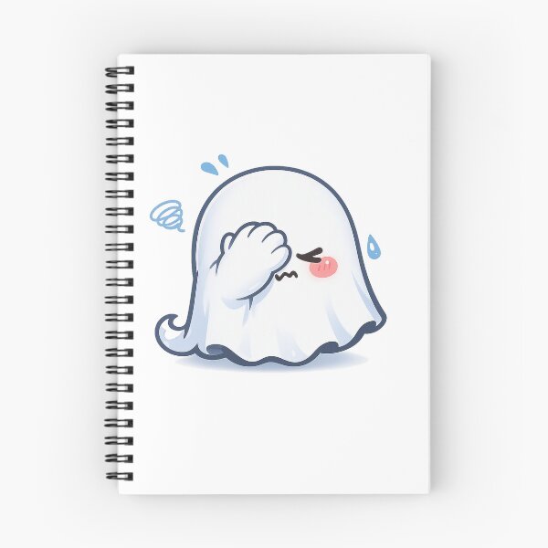 Item preview, Embarrassed Ghost – Soft Pastel Kawaii Shy Spirit designed and sold by Sommium .