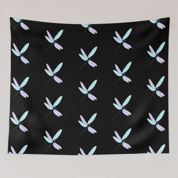 Item preview, Elegant Green Blue Dragonfly Vector Illustration Side View Insect Art designed and sold by Nexus Space.