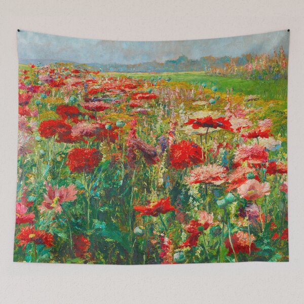Item preview, Blooming Poppies by Olga Wisinger-Florian (1895–1900) designed and sold by Vernissage-dart.