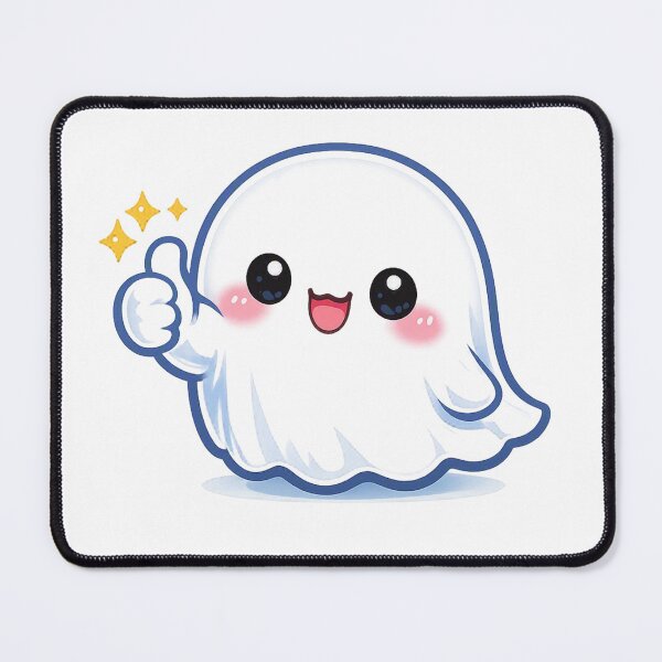Item preview, Thumbs Up Ghost – Soft Pastel Kawaii Positive Spirit designed and sold by Sommium .