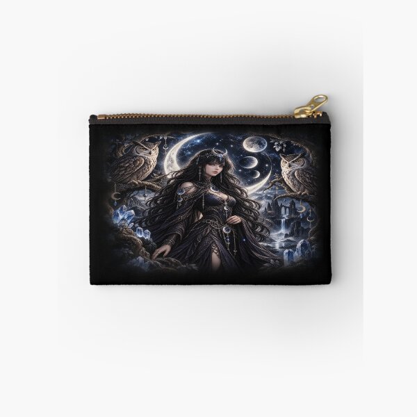 Item preview, Moon Owl Priestess – Mystical Gothic Fantasy designed and sold by TroviTutto.