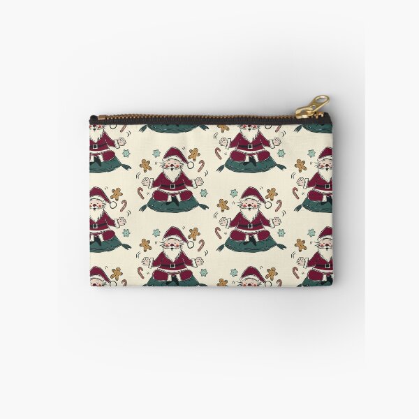 Item preview, Funny Yoga Santa Claus  Mindful Christmas Zen Illustration designed and sold by Claudia S. Design.