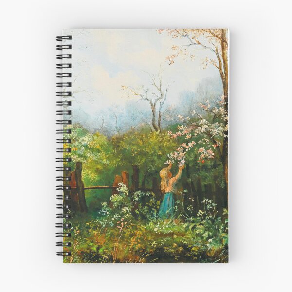 Item preview, A Girl in the Garden by Olga Wisinger-Florian (1881) designed and sold by Vernissage-dart.