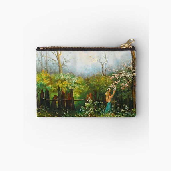 Item preview, A Girl in the Garden by Olga Wisinger-Florian (1881) designed and sold by Vernissage-dart.
