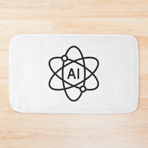 Item preview, Artificial Intelligence Atom Line Icon designed and sold by VectorForge Studio.