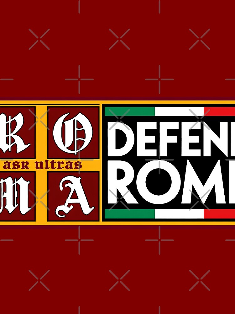 Thumbnail 3 of 3, Scarf, Curva Roma - Defend Roma designed and sold by canvasriddle.
