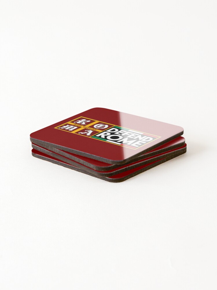 Thumbnail 4 of 5, Coasters (Set of 4), Curva Roma - Defend Roma designed and sold by canvasriddle.