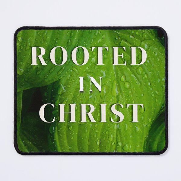 Item preview, Rooted in Christ Christian Faith Spiritual Growth Design designed and sold by Faithstudio01.