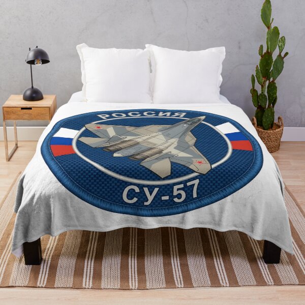 Item preview, Sukhoi Su-57 Felon Russian Aerospace Forces Patch designed and sold by CharlieDesings.