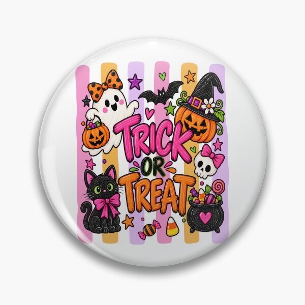 Item preview, Stripes Cute Halloween Trick Or Treat, 31 October, Spooky Season designed and sold by vintagearttee.