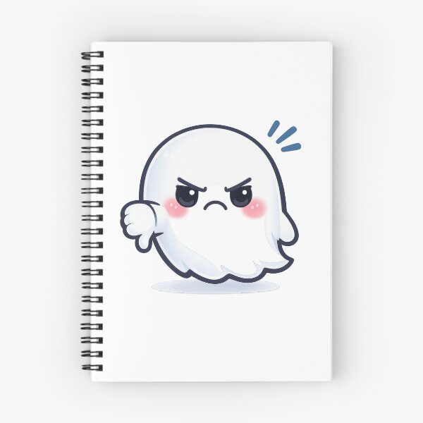 Item preview, Angry Pointing Ghost – Soft Pastel Kawaii Fierce Spirit designed and sold by Sommium .
