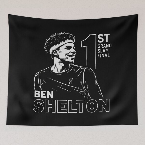 Item preview, Ben Shelton American Tennis Star Dialed In Power Serve designed and sold by LindsayRenner.