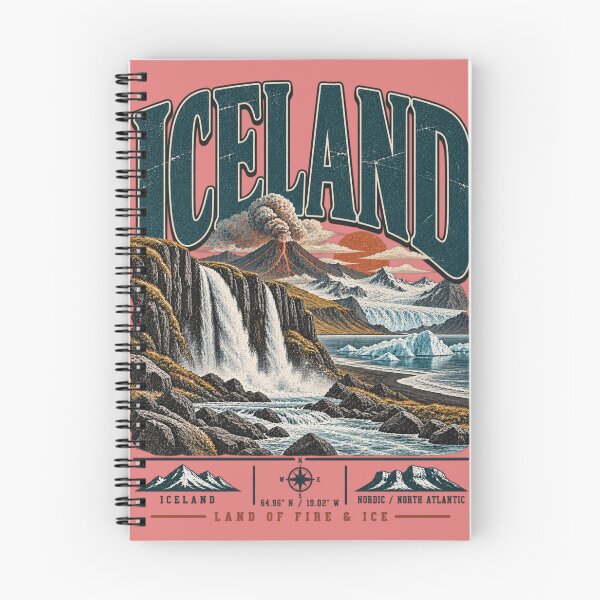 Item preview, ICELAND — LAND OF FIRE & ICE designed and sold by KrungiT Design .